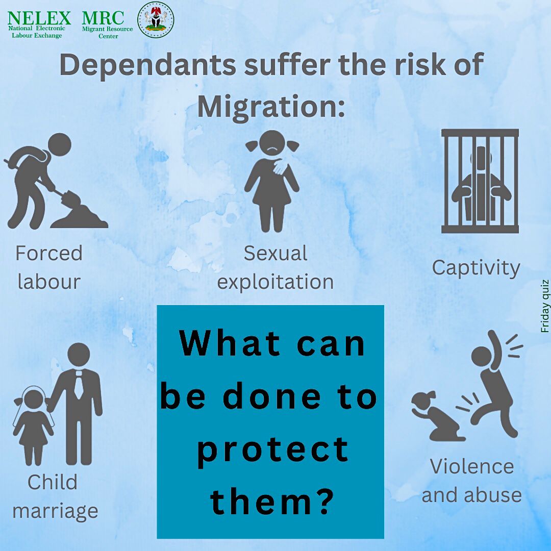 Most times, children depend on adults for needed assistance during their journey.
Unfortunately, these adults may take advantage of their vulnerability.

What do you think can be done to protect them?

#mrclagos
#safemigration
#travelright
#safeisbetter
#safeisright