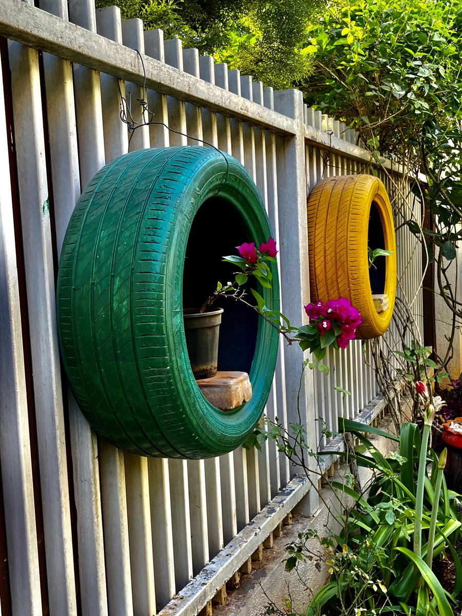 Can you guess what are these circled planters ?
#MiniGarden #Pune