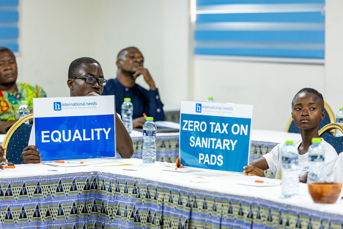 At a meeting held as part of the Safe &amp; Protective Environment for Adolescent Development (SPREAD) Project, adolescents from 3 regions of 🇬🇭 advocated for:
✴️no sanitary pad tax
✴️no medical fees for abused children
✴️swift prosecution of child abuse offenders
✴️children’s rights
