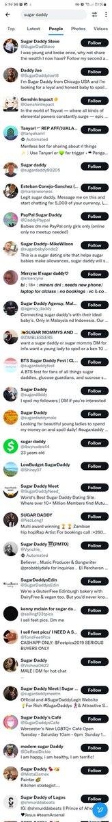 Kristen121780's tweet photo. Everyone with Sugar Daddy in the name is just gonna scam you for your hard earned money not help you at all. Sick of that shit!!! https://t.co/au65OIhOsY