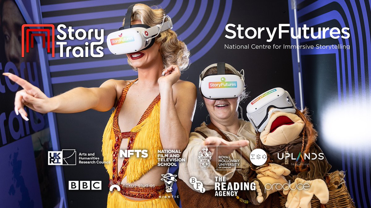 StoryFutures's tweet photo. StoryFutures is delighted to announce #StoryTrails has been nominated for the 2023 @sxsw Innovation Awards for the Best Immersive award! A huge thanks to our team and partners for the hard work this past year. 🎉

Find out more here 👉 https://t.co/m3UIdfcbmo https://t.co/USfzrgRFEl