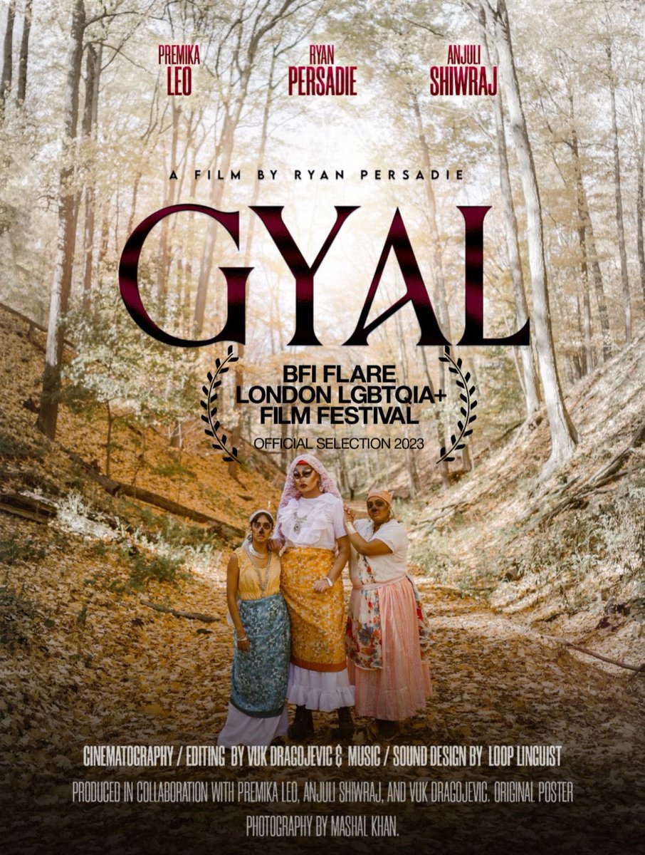 ryanpersadie's tweet photo. Tickets open tomorrow for @BFIFlare! If you’re in the London (UK) area, go check out our film ‘GYAL’! All details on the film and upcoming screenings on my IG. https://t.co/pSqAIBfooq