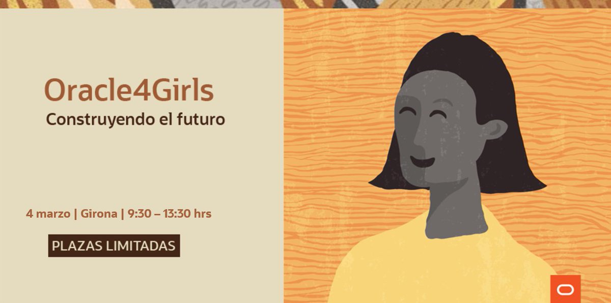 ¿Vives en #Girona y tienes niñas 👧🏽 de entre 4 y 16 años? ¿Te gustaría despertar en ellas la #curiosidad por la #ciencia y la #tecnología? Los talleres #Oracle4Girls llegan a la <a href="/EUERAM/">Escola Universitària de les Arts</a> el próximo sábado 4 de marzo. INSCRIPCIÓN GRATUITA 🆓 en social.ora.cl/60133truz