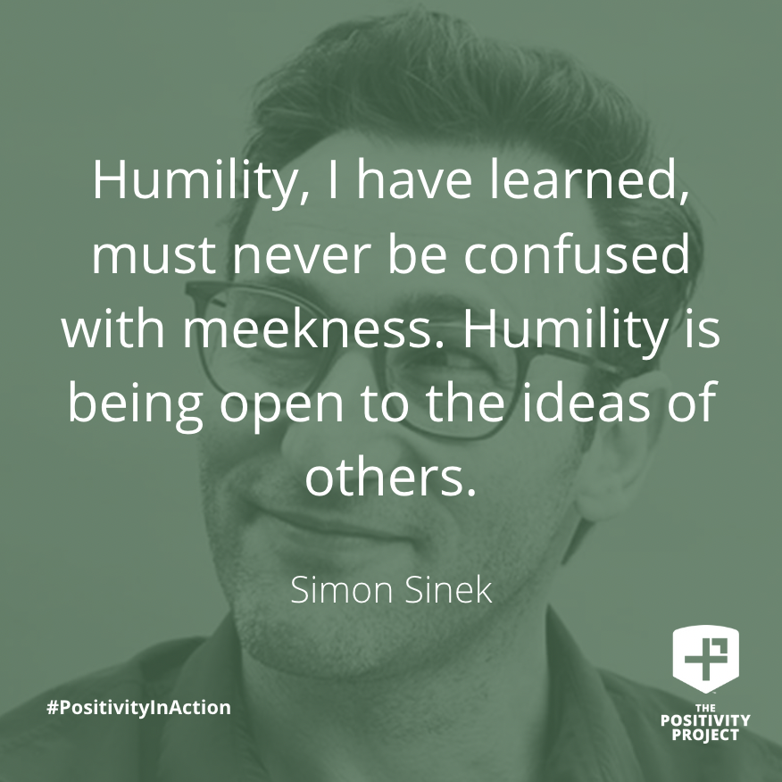 PosProject's tweet photo. "Humility, I have learned, must never be confused with meekness. Humility is being open to the ideas of others." - Simon Sinek
#Humility
#PositivityInAction https://t.co/j3CmWfjHhN