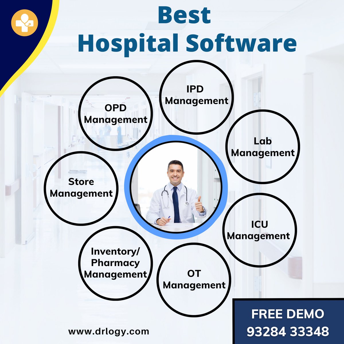 Drlogy hospital Software allows for managing entire operational challenges and activities performed in a hospital.

Visit for more details: drlogy.com/hospital-manag…

#hospitalmanagementsoftware #hospitalmanagement #hospitalsoftware #hospital #hospitalitymanagement #drlogy