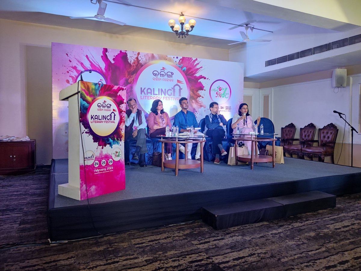 kalingalitfest's tweet image. #9thKalingaLitFest -  New Session Announcement 🔔
Catch #RanjitHoskote, #RajeshSingh, #RakhshandaJalil,
#VaishaliMathur, and #AnirbanBhattacharyya in a conversation about "Translating India for the World and the World for India" .
#KalingaLitFest
#Bhubaneswar #Odisha