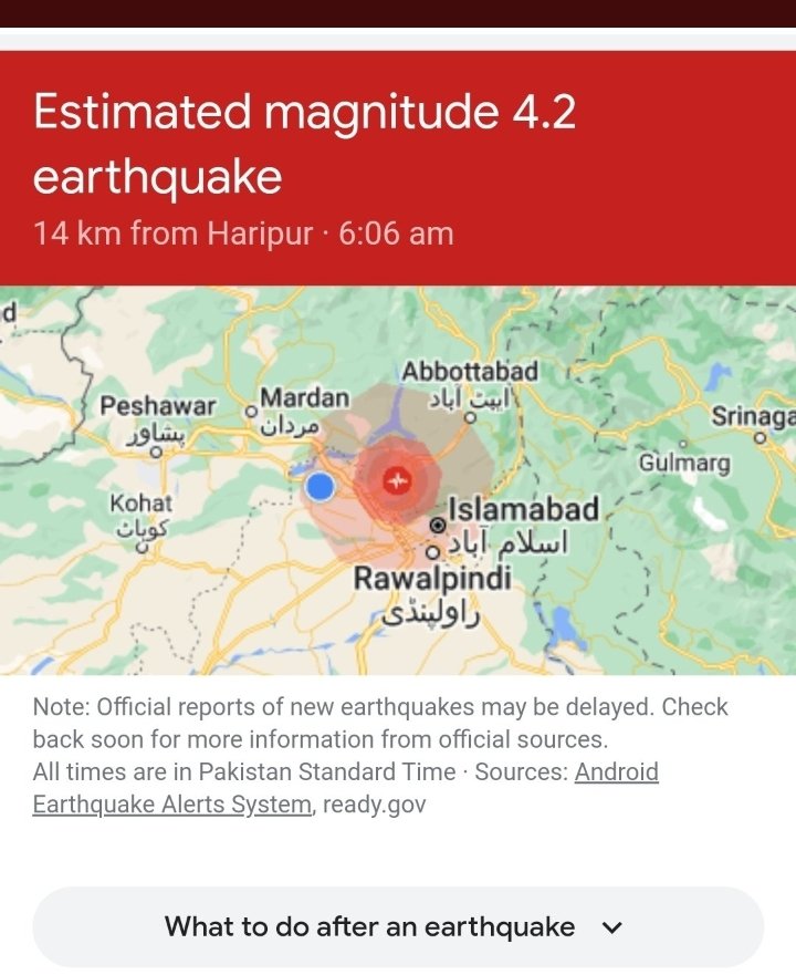 3Bahadur2's tweet photo. Earthquake in Islamabad. May Allah protect us all 🤲
#AliZafar #EmraanHashmi #Rawalpindi #PSL08  #باجوہ_کی_لاڈلی_مریم #جیل_بھرو_تحریک https://t.co/XH1cRRkdXQ