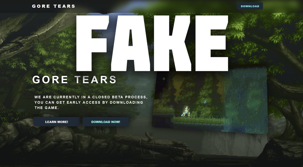 Beatsburger1's tweet photo. 🛑Attention!🛑

There are people who are trying to send you a virus, pretending to be the developers of small indie games!

Today this happened to our game, be careful, we do not have any websites and all our socials are listed in the links of our profile!

#indiegame #indidev https://t.co/rKQWRyuqCz