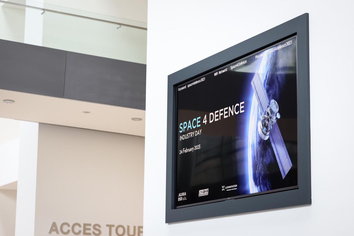 Luxinnovation's tweet photo. ▶🕐BeNeLux “#Space4Defence” Industry Day starts now!
The #BeNeLux #Industry Day is an exploration event in view of future #collaboration in the context of the European #Defence #Fund (#EDF) of the @EU_Commission and the European Defence Agency's (EDA) Captech space.
@Defense_lu https://t.co/10rEFVjg4a