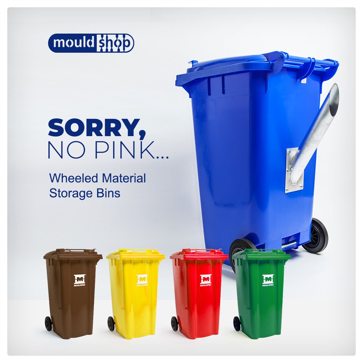 Wheeled Material storage bins offer a cost-effective, mobile solution for storing plastic materials, available in a variety of sizes and colours with or without probe socket which can be mounted internally or externally to suit requirements bit.ly/3jNoXBN