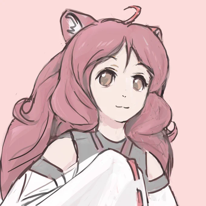 昔の絵に手を入れてはみたものの。描き初めのテンションも大事らしい。 