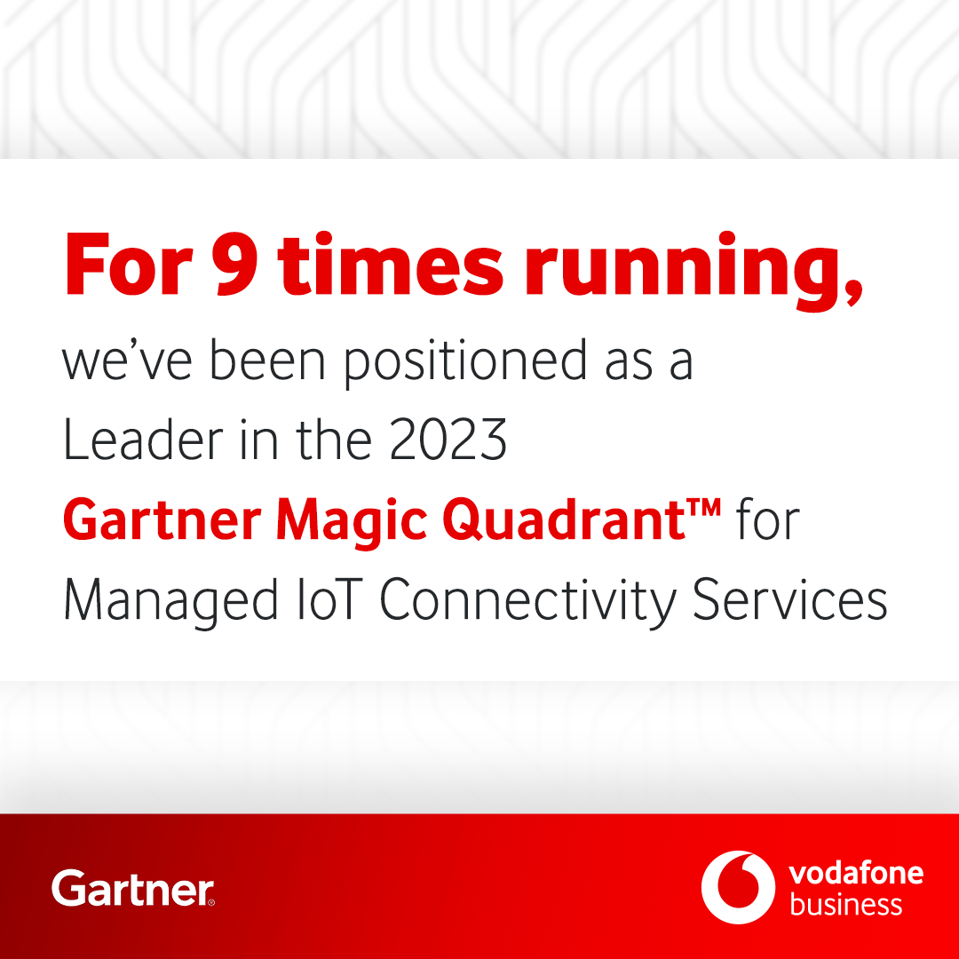 VodafoneBiz's tweet image. Proud to share that Vodafone’s been recognised as a Leader in the 2023 Gartner® Magic Quadrant™ for Managed IoT Connectivity Services, Worldwide. Read the report here: vdfn.biz/8rDYFP
 
#MagicQuadrant #IoTConnectivity #IoT