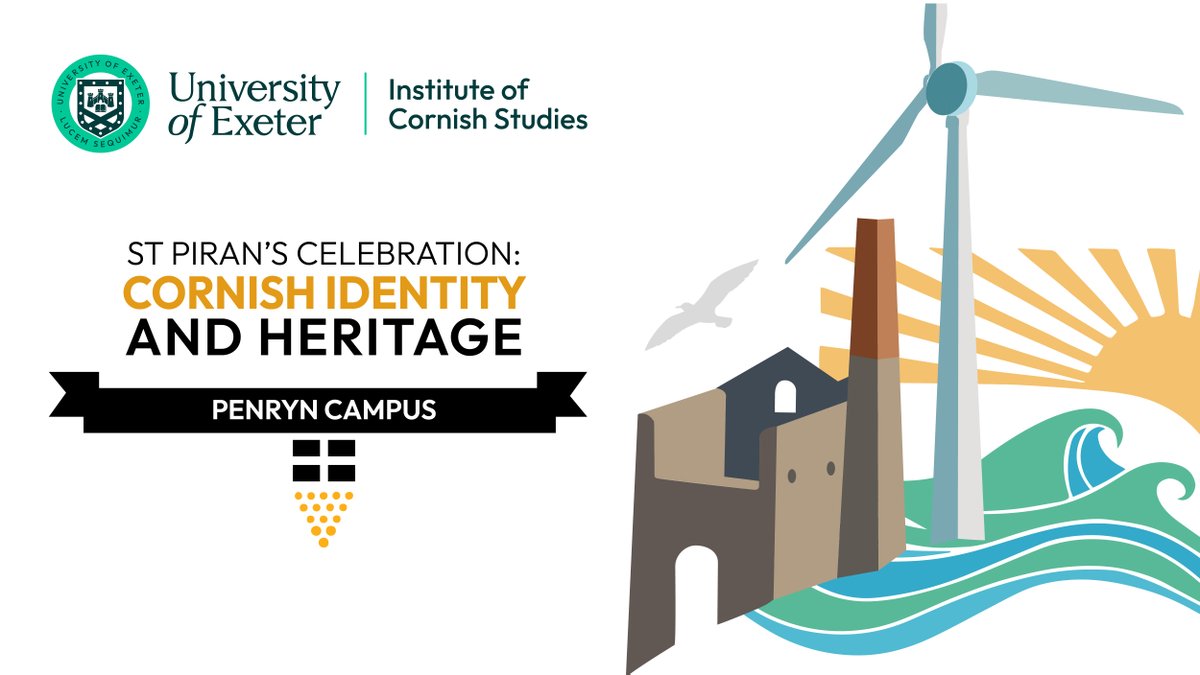 Join us for a series of short talks, live performances and music celebrating St Piran's Day and exploring Cornwall's diverse heritage and identity. Friday 3 March, 16:00 – 18:30. Attend in-person or online via Zoom. Find out more here bit.ly/3IRvuFc 〓〓