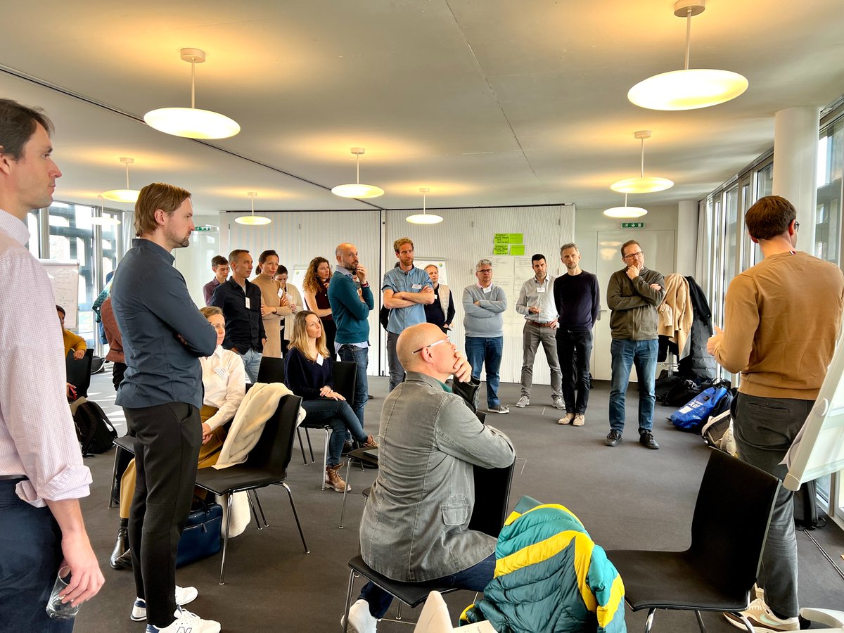 Booster_Sport's tweet photo. Data for Sustainability, led by @theSHIFT_today

The participants with complementary skills gathered to deepen the 3 most promising ideas from the first workshop and transform them into concrete prototypes to be tested during THE SPOT 2023.

#SwissInnovationBooster @Innosuisse https://t.co/wkFVsFkmcX