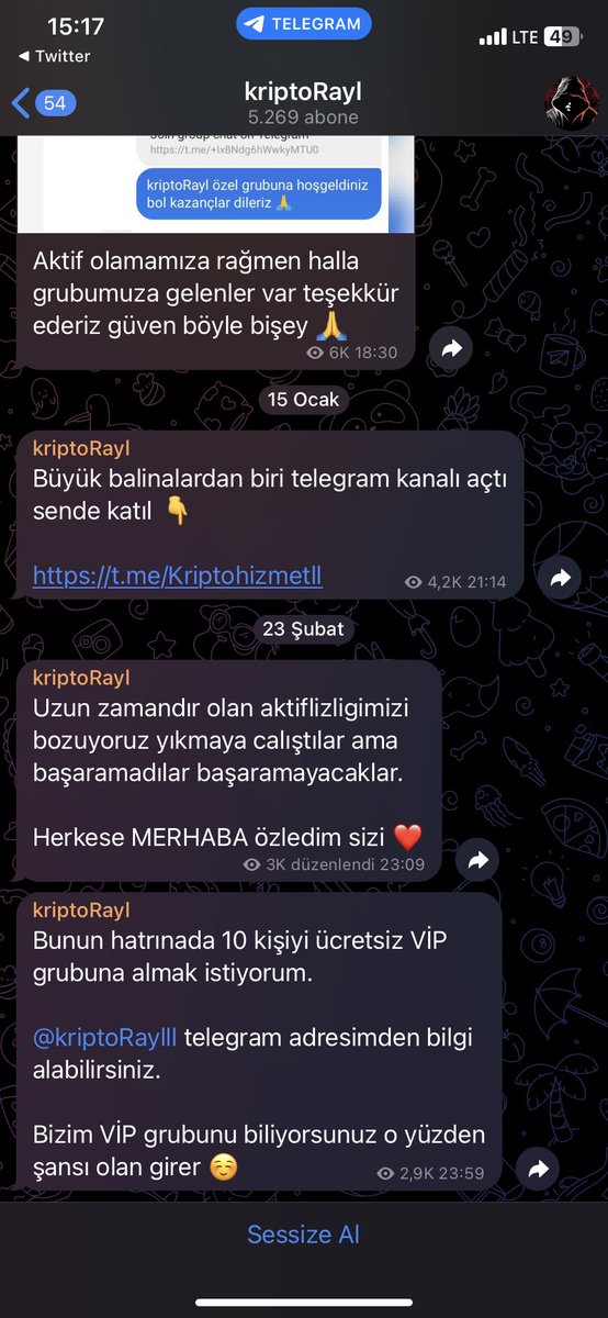 @kriptoRayl Katıldım abi lütfen çok ihtiyacım var gör beni de🙏