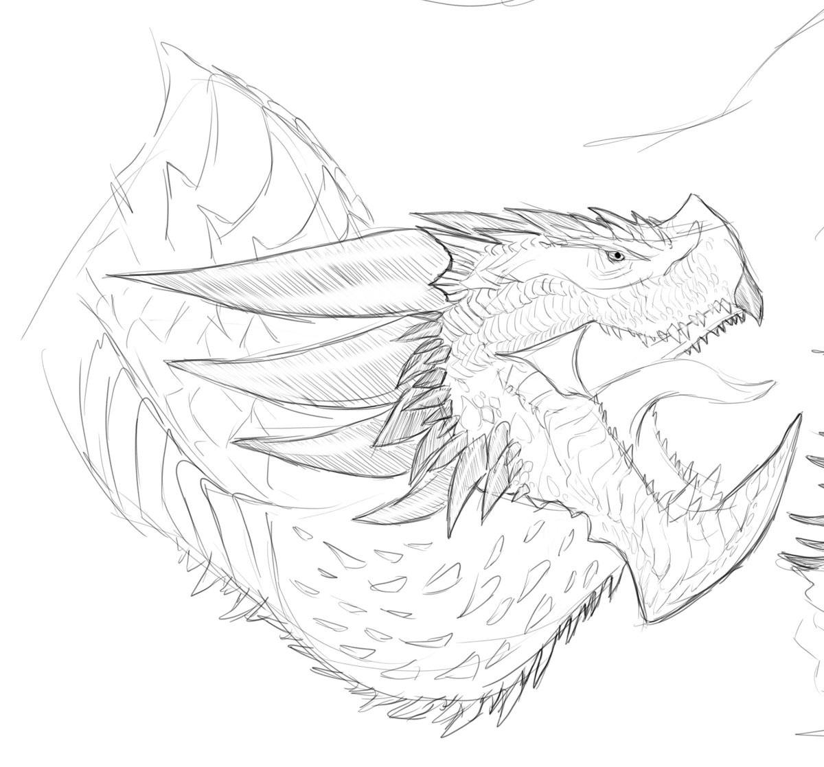 pippatis's tweet photo. Drew some #dragons in a program called #Mischief . Last one is from the cover of the second Dracopedia book. https://t.co/ysISpCjSCG