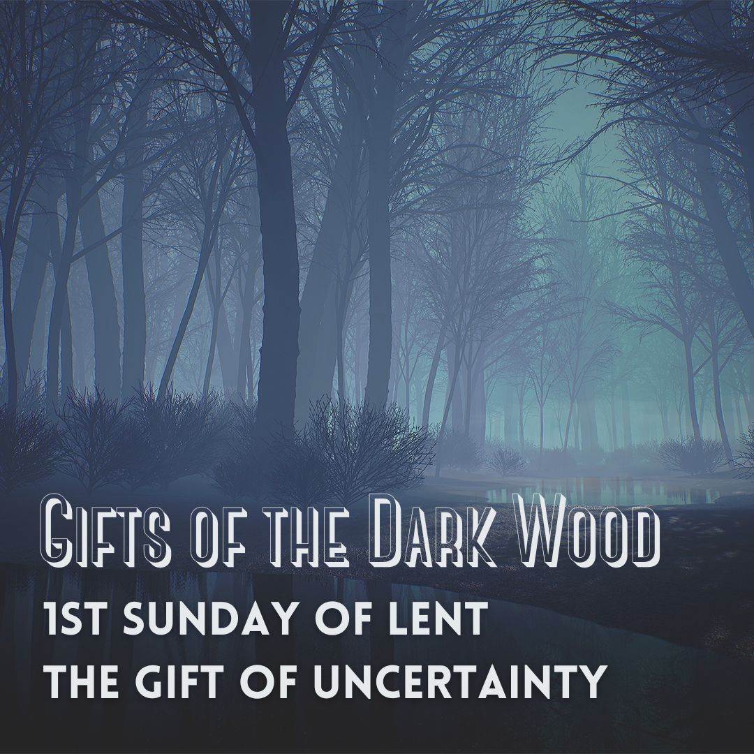 fccdocgc's tweet photo. We will continue our Lenten Series "Gifts of the Dark Wood" this Sunday, focusing on The Gift of Uncertainty. Worship begins at 10:15am! https://t.co/wtEkY5Ua7a