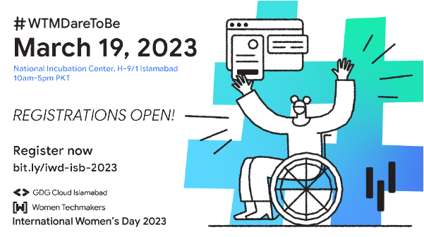 gdgcloudISB's tweet photo. Exciting news! Registrations are open for the International Women's Day event.
Join us for an inspiring day of celebrating the accomplishments and contributions of women in tech!
Register now:
https://t.co/VMqSdbbP0J
#WTMDareToBe #GDGCloudISB #WomenTechmakers #IWD #WomenInTech https://t.co/T8GhVqL7Vm