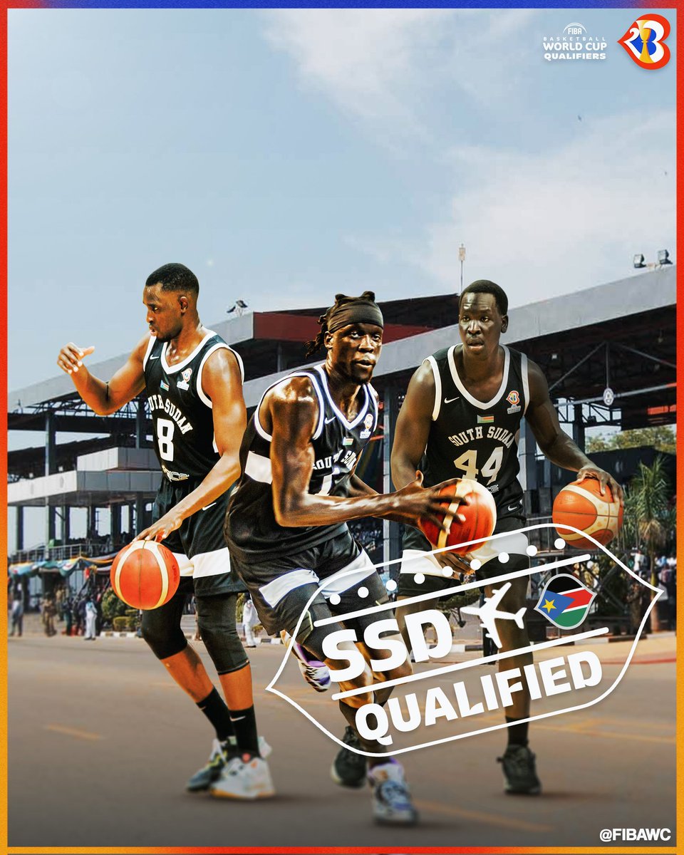 RT @FIBAWC :🔥 HISTORY MADE 🔥

South Sudan are going to their first FIBA Basketball World Cup 🏆

#FIBAWC x #WinForSouthSudan 🇸🇸