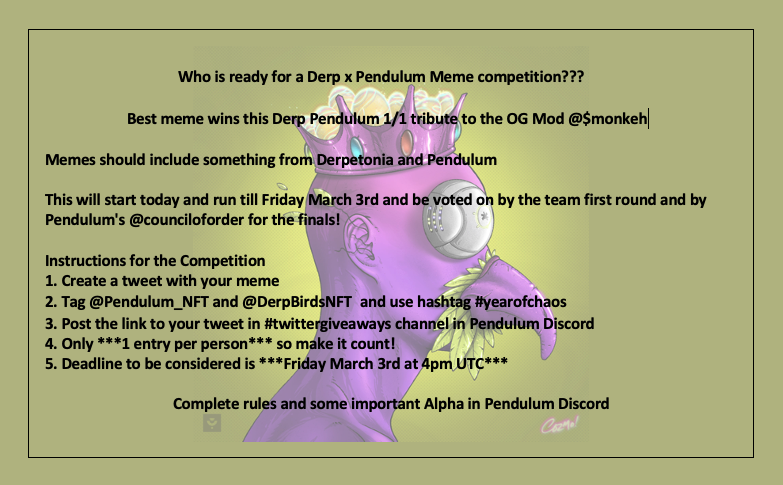 Pendulum NFT ⚖️ tweet media