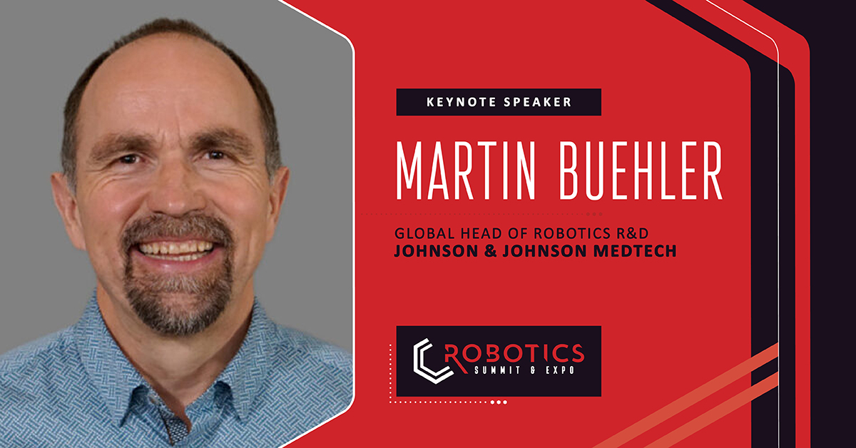 At this keynote session, Martin Buehler of <a href="/JNJNews/">Johnson & Johnson</a> MedTech gives an inside look at the end-to-end development of the #Monarch &amp; #Ottava #robotics platforms, as well as strategy &amp; innovation cadence across #surgicalrobotics for #MedTech. View the agenda fal.cn/3w7U5