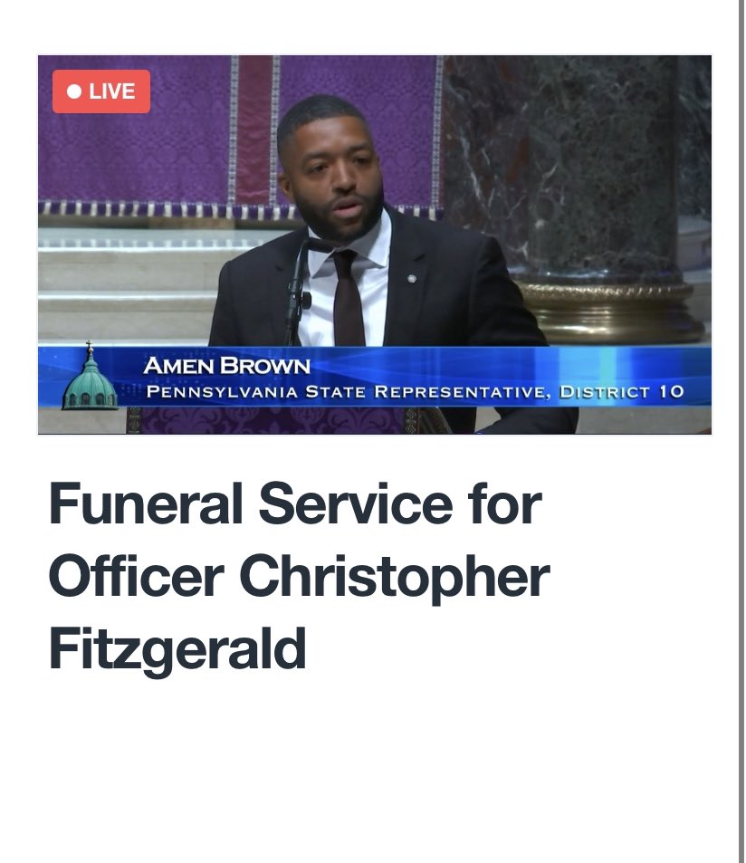 🚨Breaking , Mayoral Candidate <a href="/AmenForPhilly/">Amen Brown</a> delivering remarks .