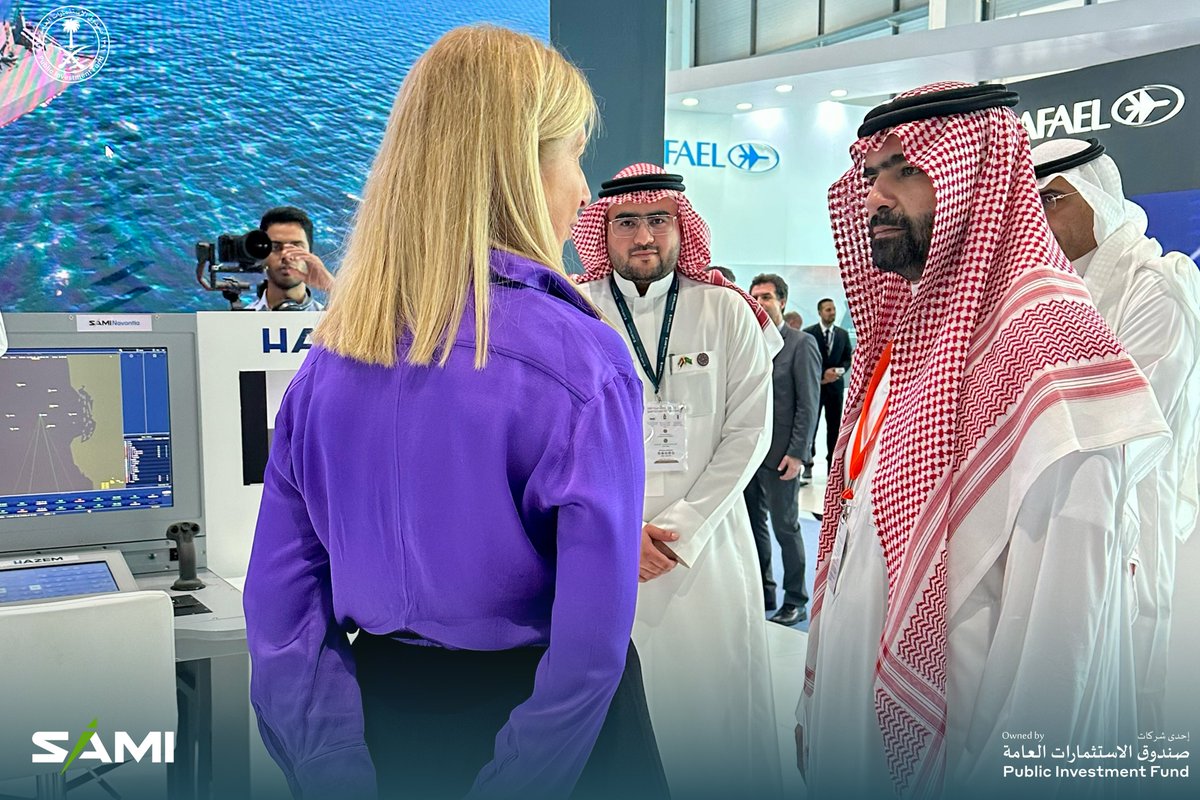SAMIDefense's tweet image. سعدنا بمشاركة شركة #سامي_نافانتيا للصناعات البحرية في #نافدكس لاستعراض منتجاتها في قطاع الأنظمة البحرية، بجانب استقبال العديد من الشخصيات الرائدة وقادة ومسؤولي قطاع الصناعات الدفاعية من حول العالم.