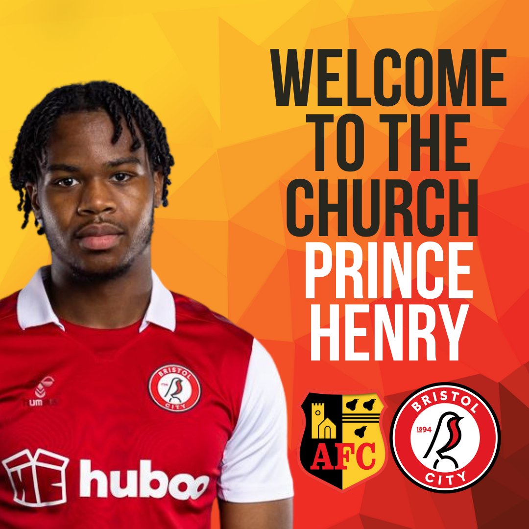 Alvechurch1st's tweet photo. 🚨NEW SIGNING ALERT🚨

Welcome Prince Henry  to the Church✍️

Delighted with the capture of a local lad with his pedigree. Dynamic pacy forward with an eye for goal.🤩

Prince is Joining from Bristol City till the end of the season on loan🤜

LETS GO PRINCE👊 https://t.co/2M8lEy5Gj2