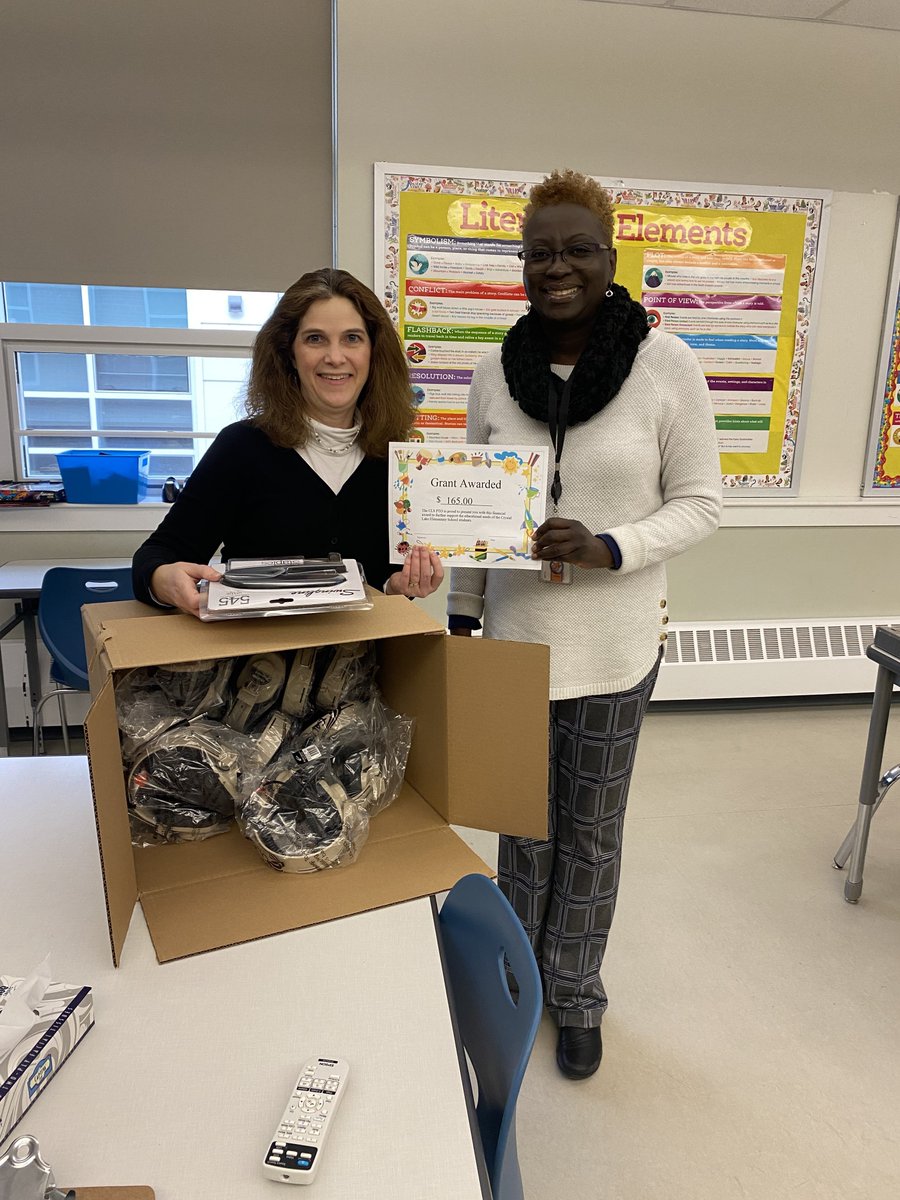 Thank you to the <a href="/clspto/">Crystal Lake PTO</a> for all the support and for awarding teacher grants. <a href="/Ellington_CT/">Town of Ellington CT</a>      #clsstripes