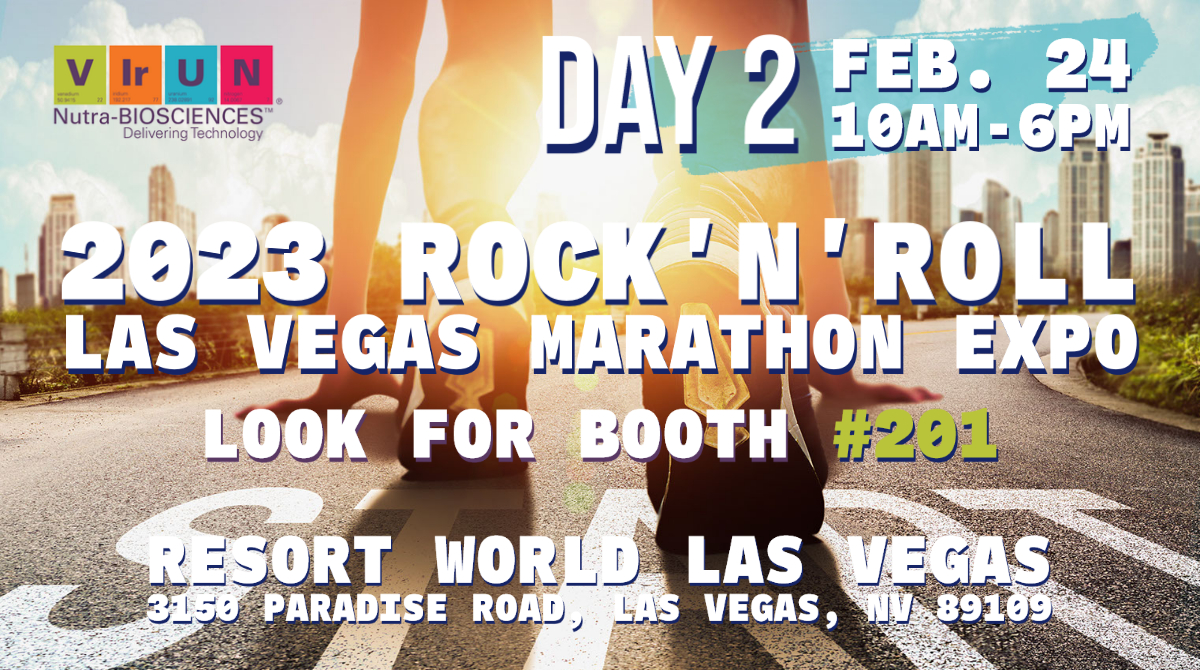 virun's tweet photo. It's Day 2 at the Rock'N'Roll Las Vegas Marathon. Come join us at Booth #201 for some samples. Our products are perfect for trainers, fitness, and health-minded people!
#rocknroll #marathon #fitness #health #wellness #lasvegas #resortworld #vitamins #supplements #virun https://t.co/iUqLLpikJw