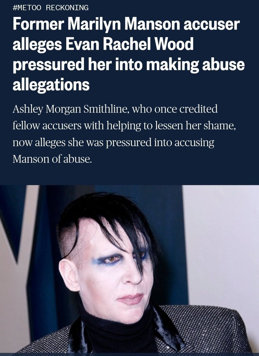 sunshinylovenit's tweet photo. And there is finally is folks. We all knew it from the beginning. I wonder what else will come out?
WOMEN LIE ABOUT ABUSE TOO. #MeToo   
#MarilynMansonIsInnocent https://t.co/RNtI494xd9