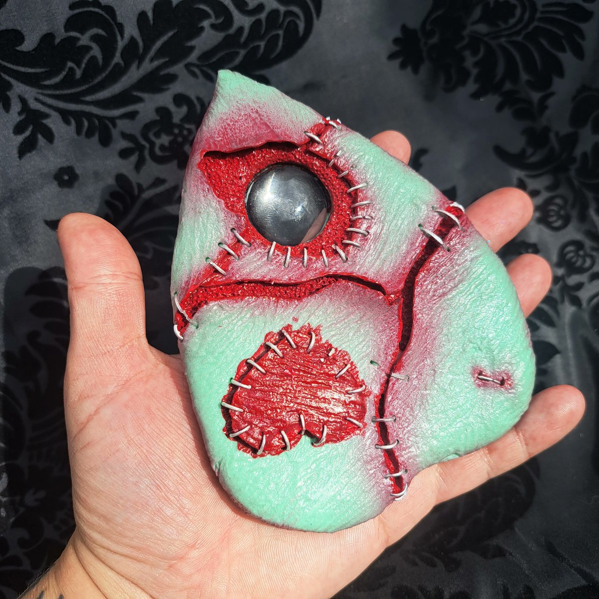 HellKittenRVA's tweet photo. Ewwwww...Those are creepy ....🤯 Skin Planchettes by @hollymacabreart ! check out our links in bio to purchase or follow patreon to become a member of our sticker club! https://t.co/Ao5bBhRbFR