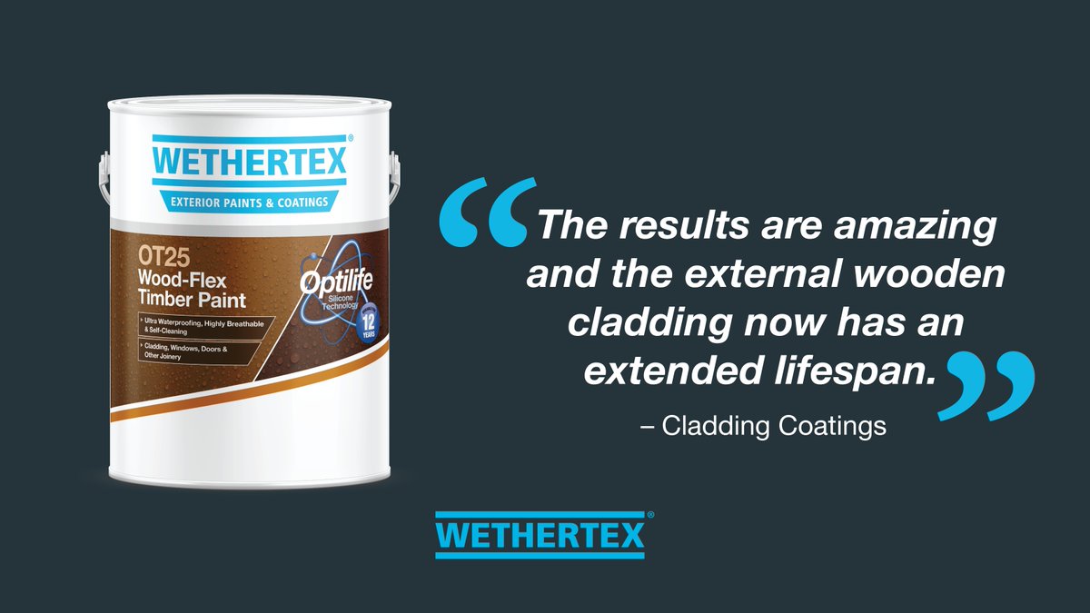 We're taking a look at the Cladding Coatings case study, ft their refurb of the Metsa Wood site in Widnes. OT25 was chosen for its quick drying and highly flexible qualities.

Case study: ow.ly/wOVb50MWR5r

OT25: ow.ly/nSIq50MWR5p