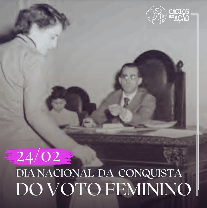 🙋🏻‍♀️Hj comemoramos o
DIA DA CONQUISTA DO VOTO FEMININO NO BRASIL.
Vitória fundamental na busca pela igualdade de gênero e pela participação política das mulheres na sociedade brasileira.
#IgualdadeDeGenero
#VotoFeminino