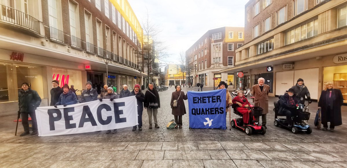 Come and join our silent vigil for peace from 5pm in #Ukraine in Bedford Square #Exeter

@BritishQuakers
@mediaquaker
@DevonLiveNews
@BBCDevon
@ExeterCND
@Chris5NA
@ian0martin