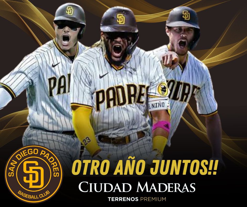 Comprometidos con el deporte CIUDAD MADERAS Patrocinador oficial de los PADRES SD.
#padres #tijuanainversionistas #sandiegoinversionistas #descubrecm