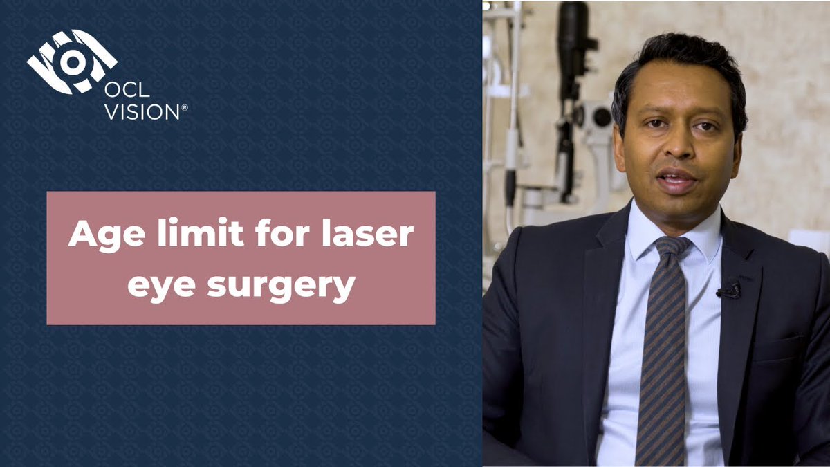 Is there an age limit to having laser eye surgery? ow.ly/5GAv30stUrJ