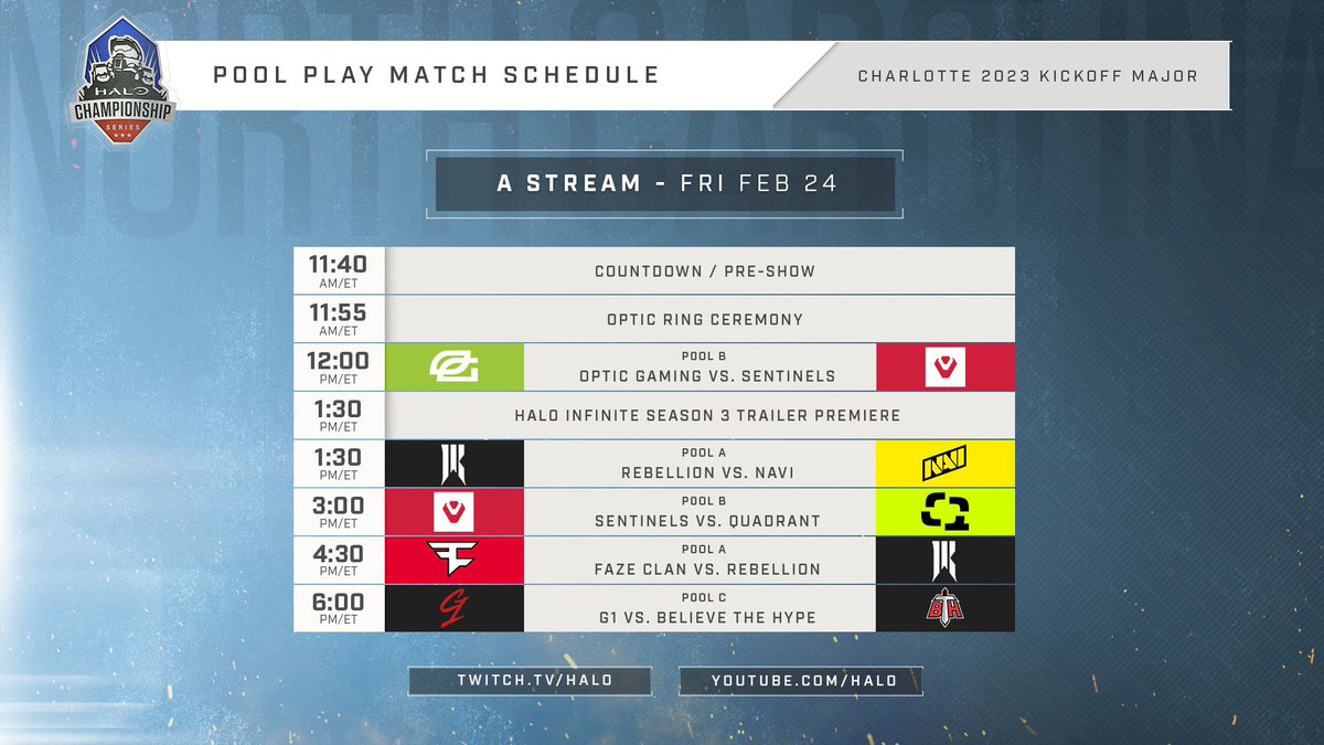 HCS Intel on Twitter "Groups + Schedule for today 📆"