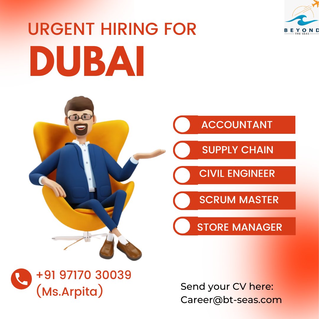 beyondthe_seas's tweet photo. Urgent Hiring For Dubai 

 #canada #Canada150 #canadaday #canadalife #dubai #dubainightlife #germany #burjkhalifa #bankjobs #yrf #qatar #qatarjobs #salmankhan #shahrukhkhan #srk #pathaan #jobs #urgenthiring #jobseeker #digitalmarketing  #beyondtheseasllp https://t.co/1eT8InpW0f