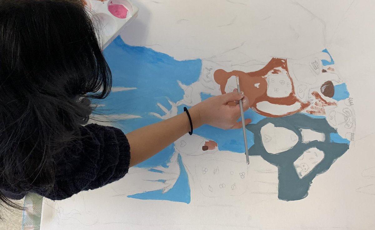 Ahsennase's tweet photo. Starting a new project based on Indigenous stories. But I like to include other learning during such as Oka, Jully Black (“Our home on native land), &amp; unmarked graves to name a few. 

These are my grade 7 students but I also have two grade 8 classes at @ButtonvillePS in @YRDSB https://t.co/tVJfA1GWFB