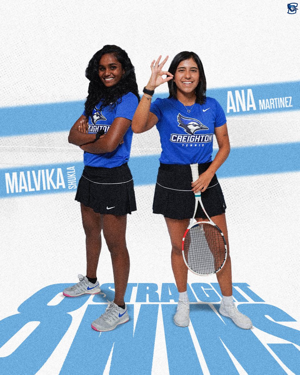🔷🔥The Dynamic Duo!!8⃣-0⃣ in singles play this Spring🔥🔷 

#GoJays \\ <a href="/MalvikaShukla/">Malvika Shukla</a> x Ana Paula Martinez