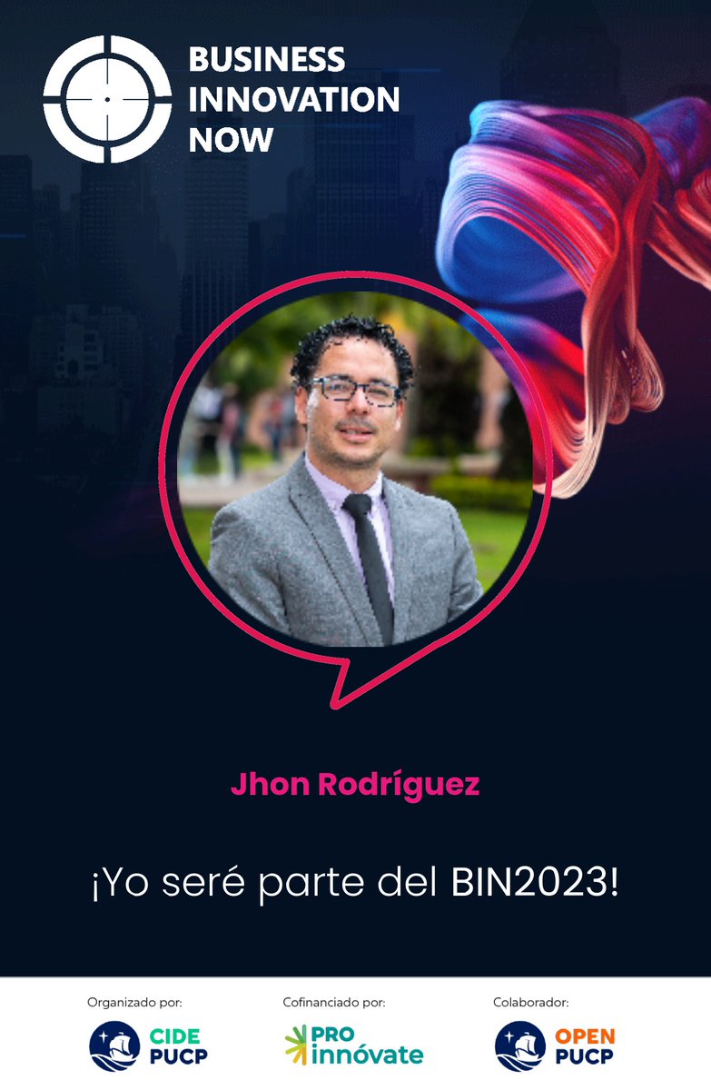 Registrado ya en el #BIN2023 desde la <a href="/CIEUTPL/">Cátedra de Innovación y Emprendimiento UTPL</a> #Innovación  #Tecnología
#CIDEPUCP
