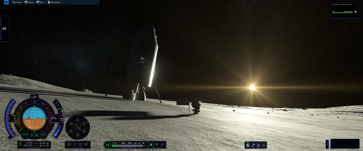 s0lly's tweet photo. A nice feeling - besides the weird bugs!
#KSP2 https://t.co/BodjnKjc5J