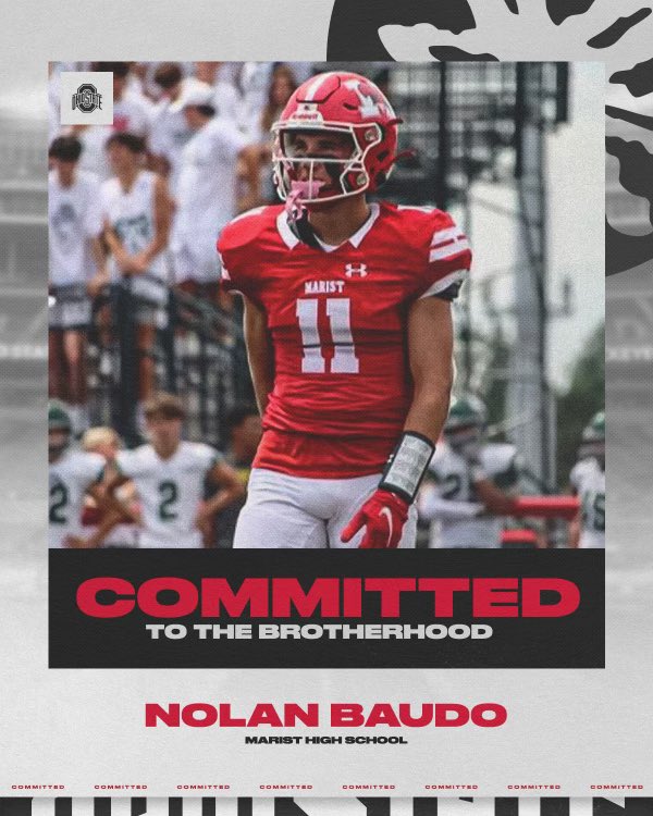 nolanbaudo's tweet image. 100% Committed!! #GoBucks
@RedHawkFB @OhioStateFB @brianhartline @CoachKee @11W @Tim_OBrien10