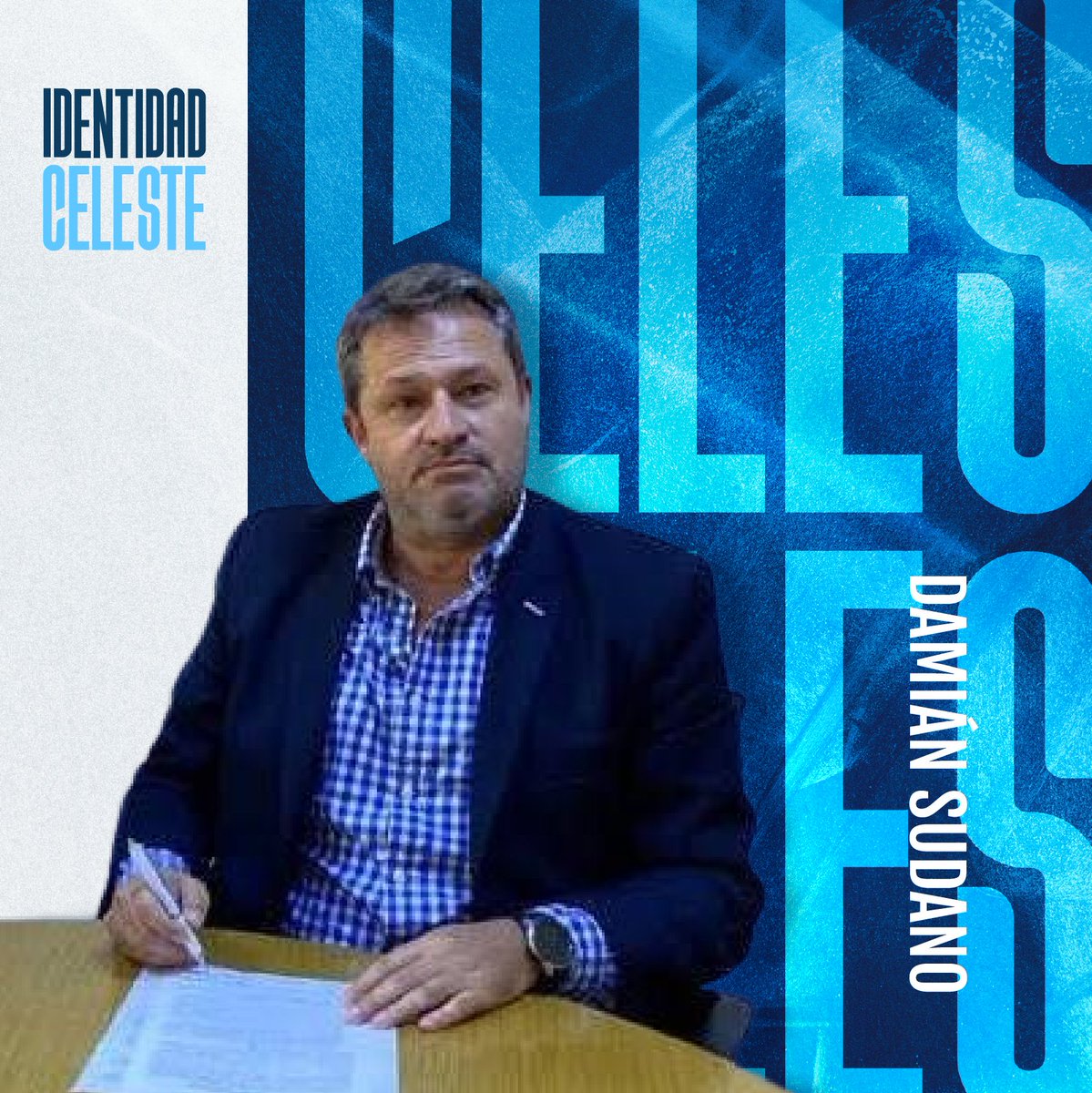 Se aproximan las elecciones en #AtléticoDeRafaela y queremos que conozcas al candidato a presidente de #IDCeleste 💙 @dcsudano 💙