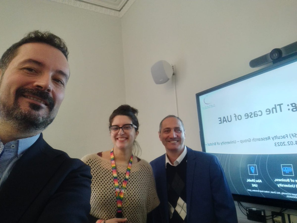 After the Keynote Speech 'Smart Hoteling: The Case of UAE' as part of the Faculty Research Group 'Smart Networks for Sustainable Futures (SNSF) of Prof Anestis Fotiadis, organized by @DrStylos @BristolUni_BSch #SmartNews #smarttourism #hotel #tourismresearch #TechnologyNews