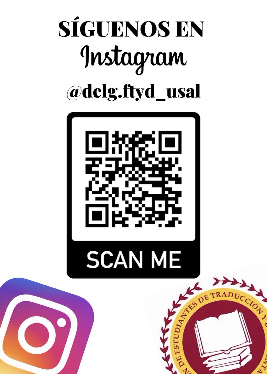 📸 | Puedes seguirnos en Instagram (delg.ftyd_usal) 👉 instagram.com/delg.ftyd_usal…