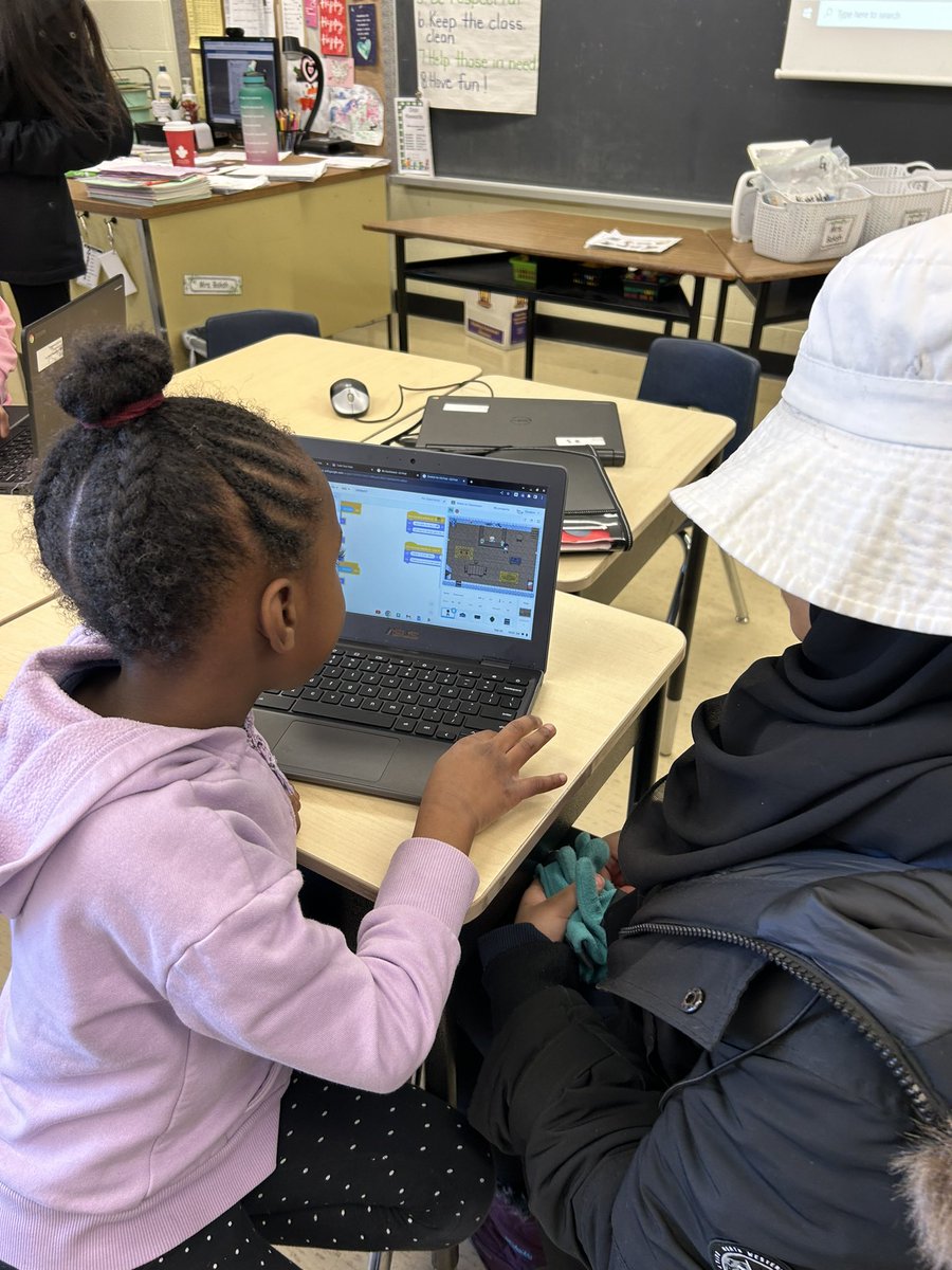 Our final unveiling! Thank you Ms.Baksh’s grade ones for such a great learning experience! #codingforapurpose #creatingcommunity @KingswoodDrive @NERapids @MrMyton