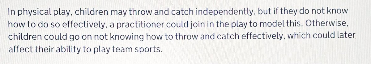 @ChrisCross180 @MichaelT1979 You might enjoy catching up. Ofsted started to publish the reviews in 2021. Some advice is just priceless. See below an example from the EYFS one: