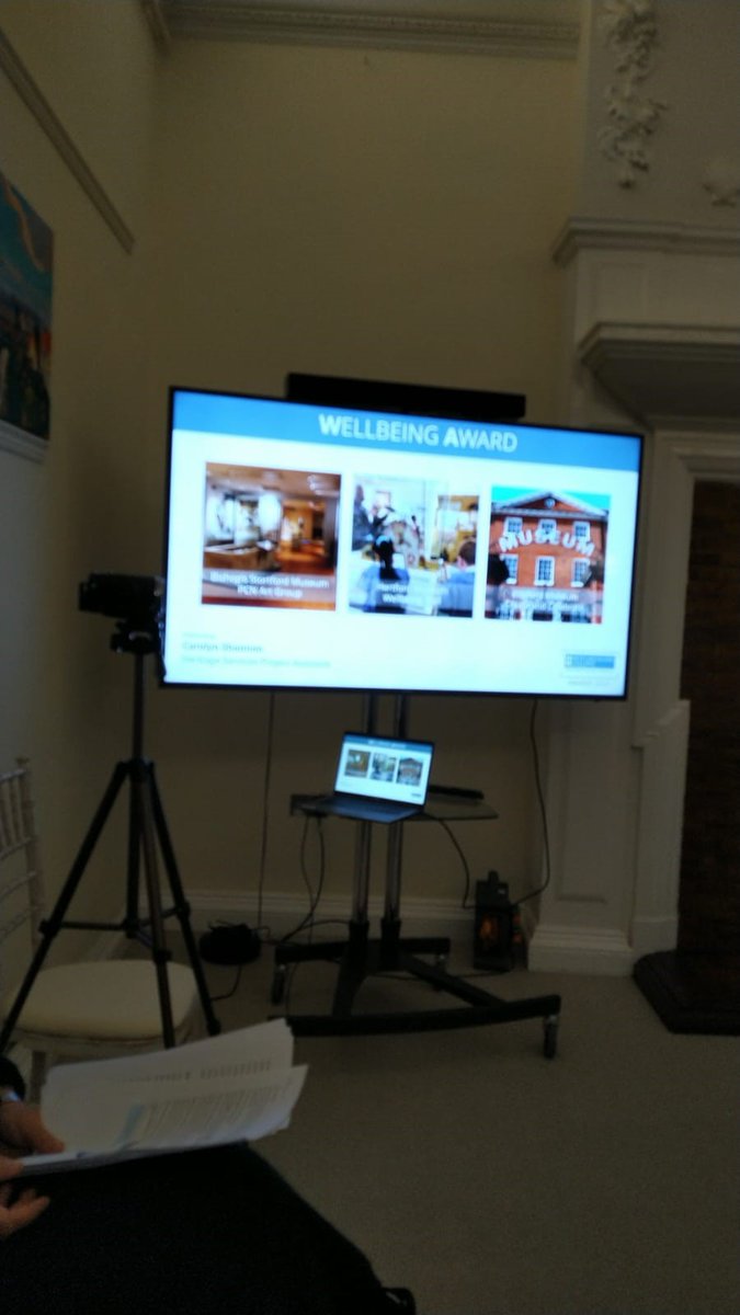 Congratulations on the well-being award...  To <a href="/StortfordMuseum/">Bishop's Stortford Museum</a> 🥳

<a href="/HertsMuseums/">Hertfordshire Museums</a> HAM Awards